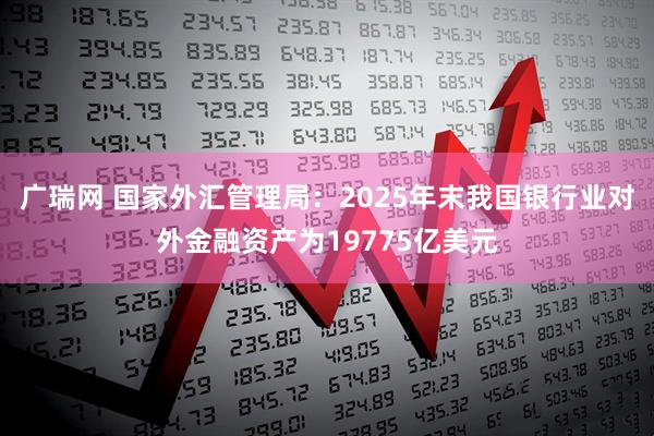 广瑞网 国家外汇管理局：2025年末我国银行业对外金融资产为19775亿美元